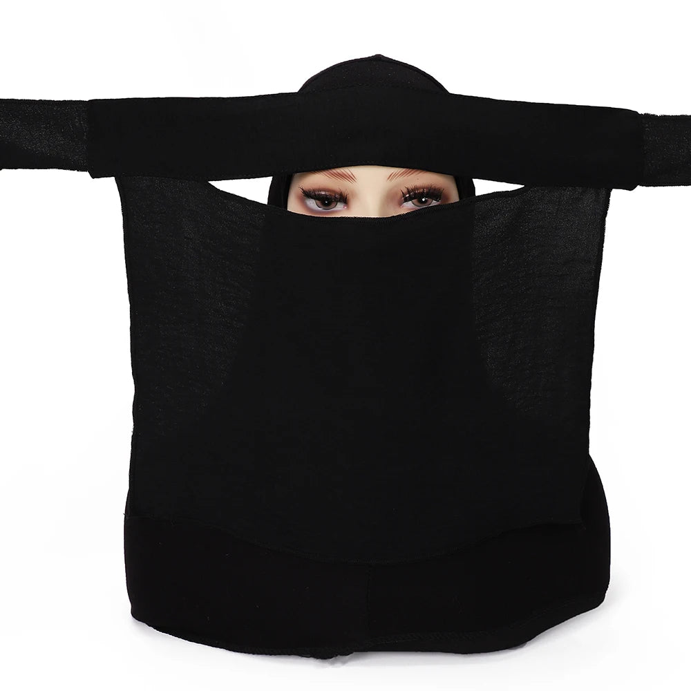 Classic Nida Niqab — Breathable Eye Veil