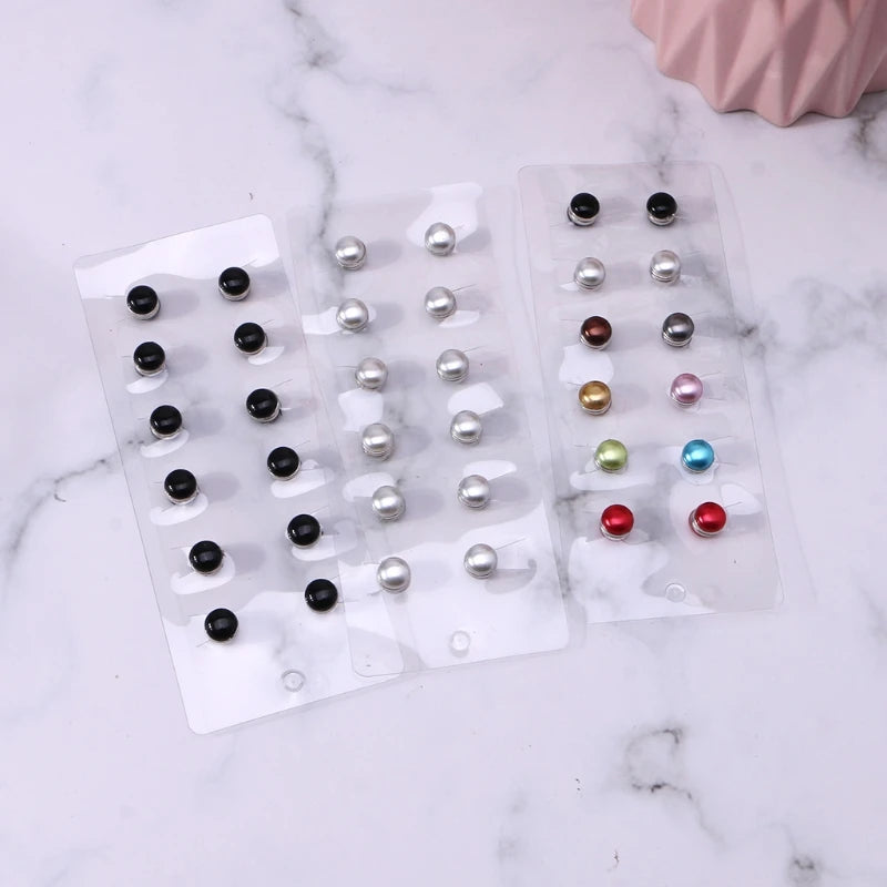 Luxury Magnetic Hijab Brooch Clip — No-Hole Design