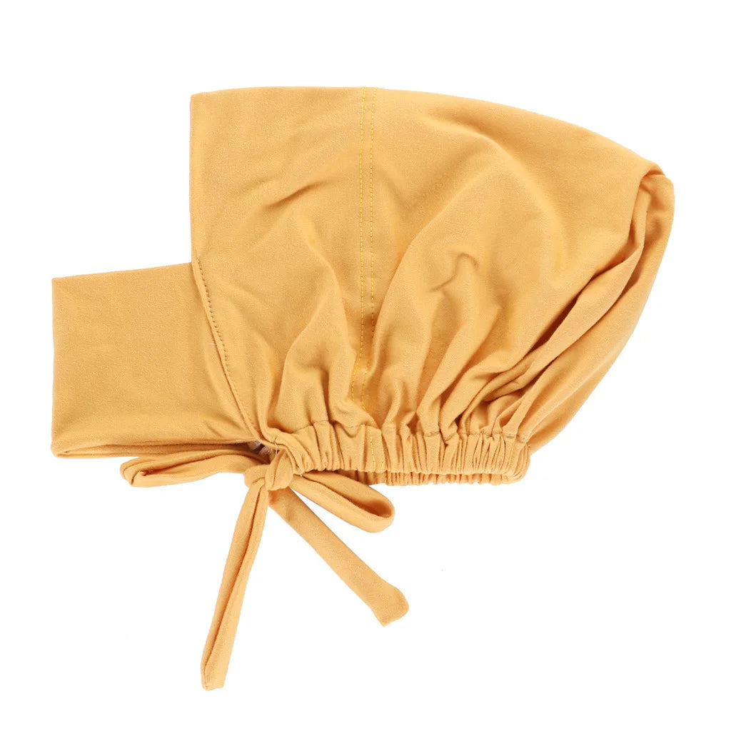 Solid Color Elastic Hijab Undercap