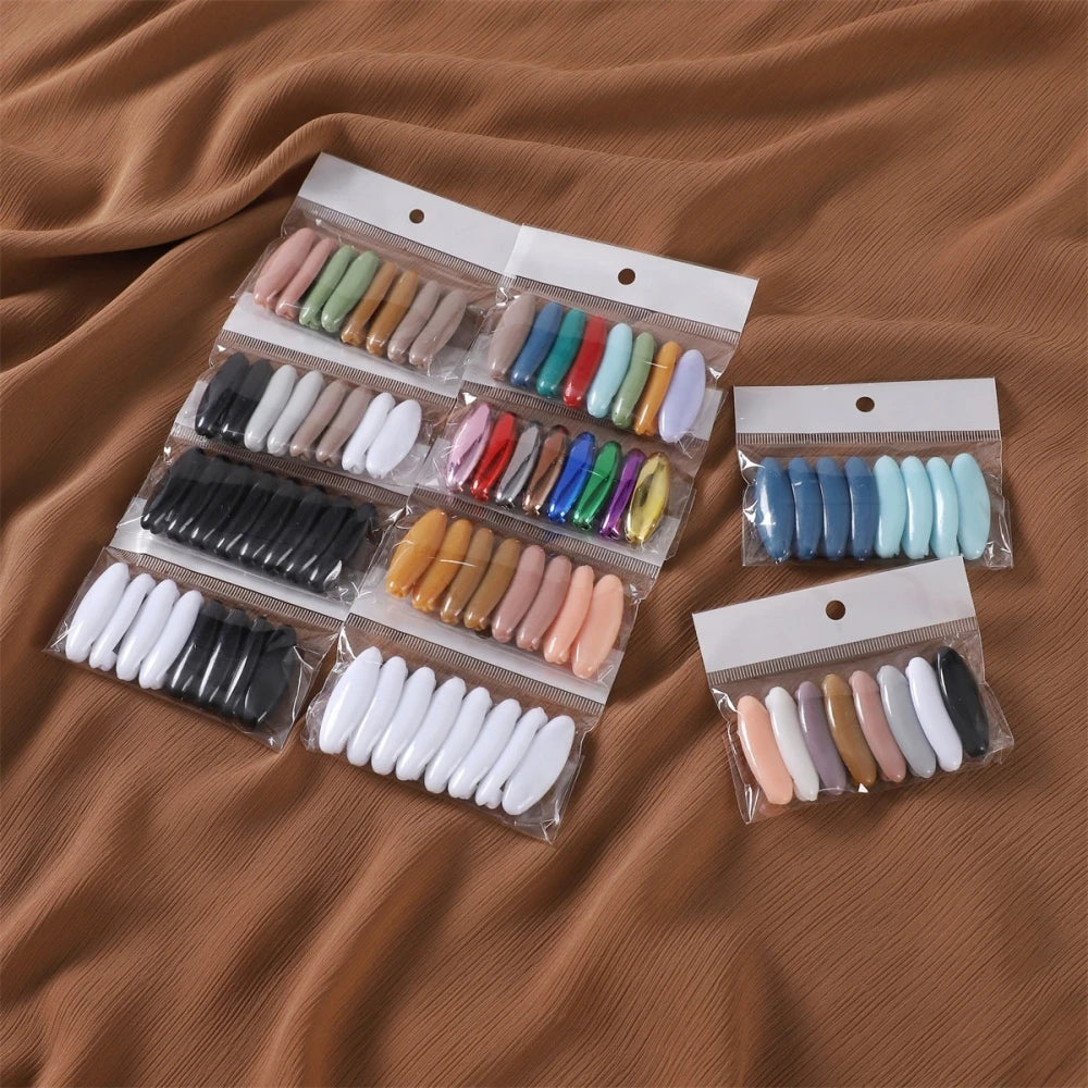 8-Pack Plastic Hijab Safety Pins — Color Sets