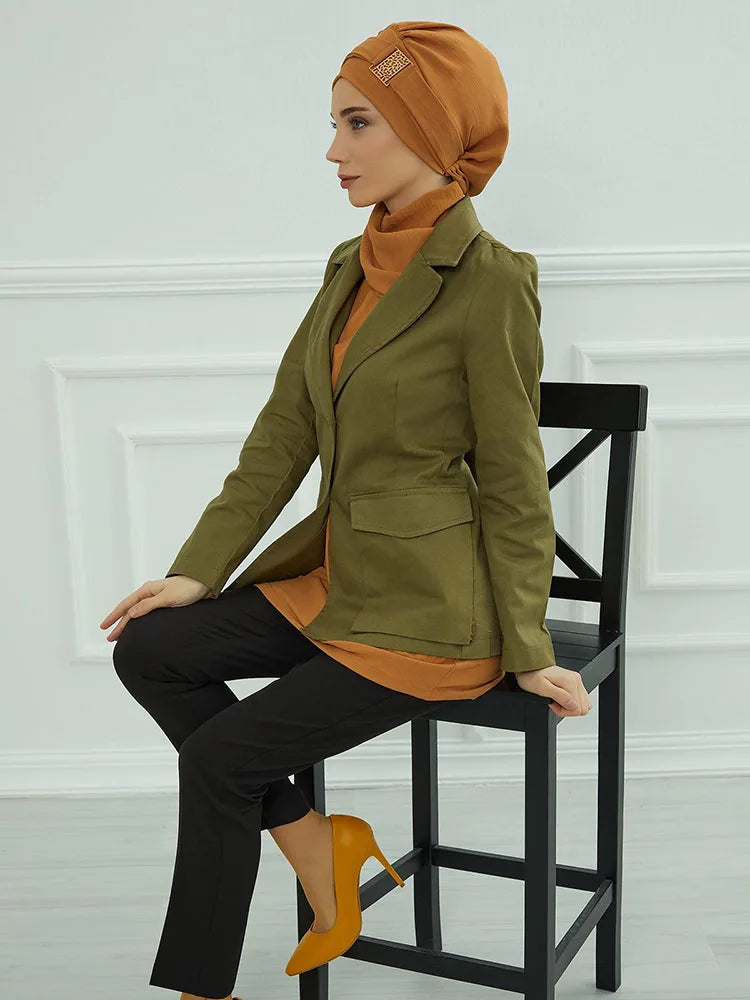 Instant Jersey Turban Hijab — Inner Cap Included