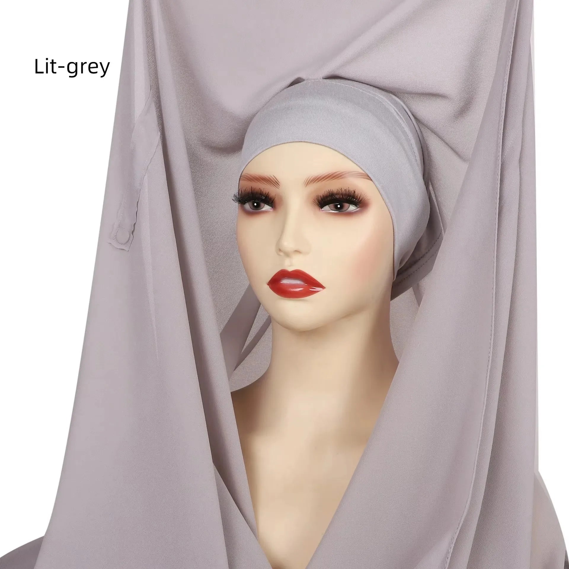 Instant Chiffon Hijab with Magnetic Buckle