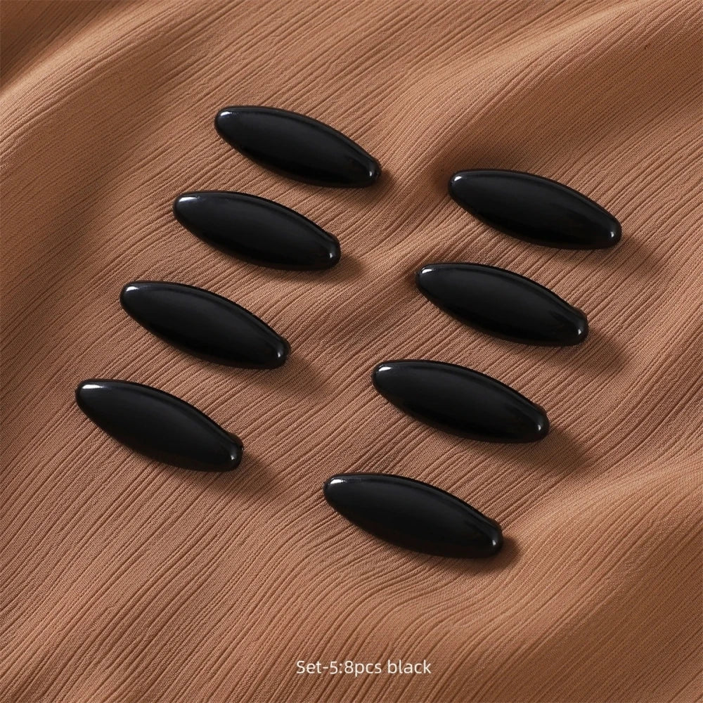 8-Pack Plastic Hijab Safety Pins — Color Sets