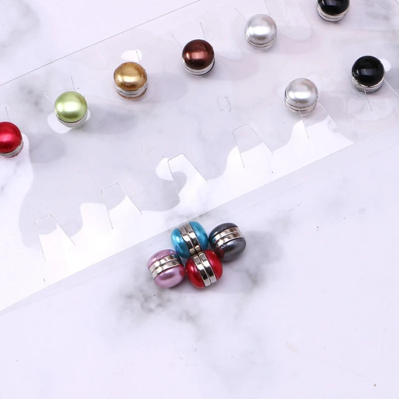 Luxury Magnetic Hijab Brooch Clip — No-Hole Design