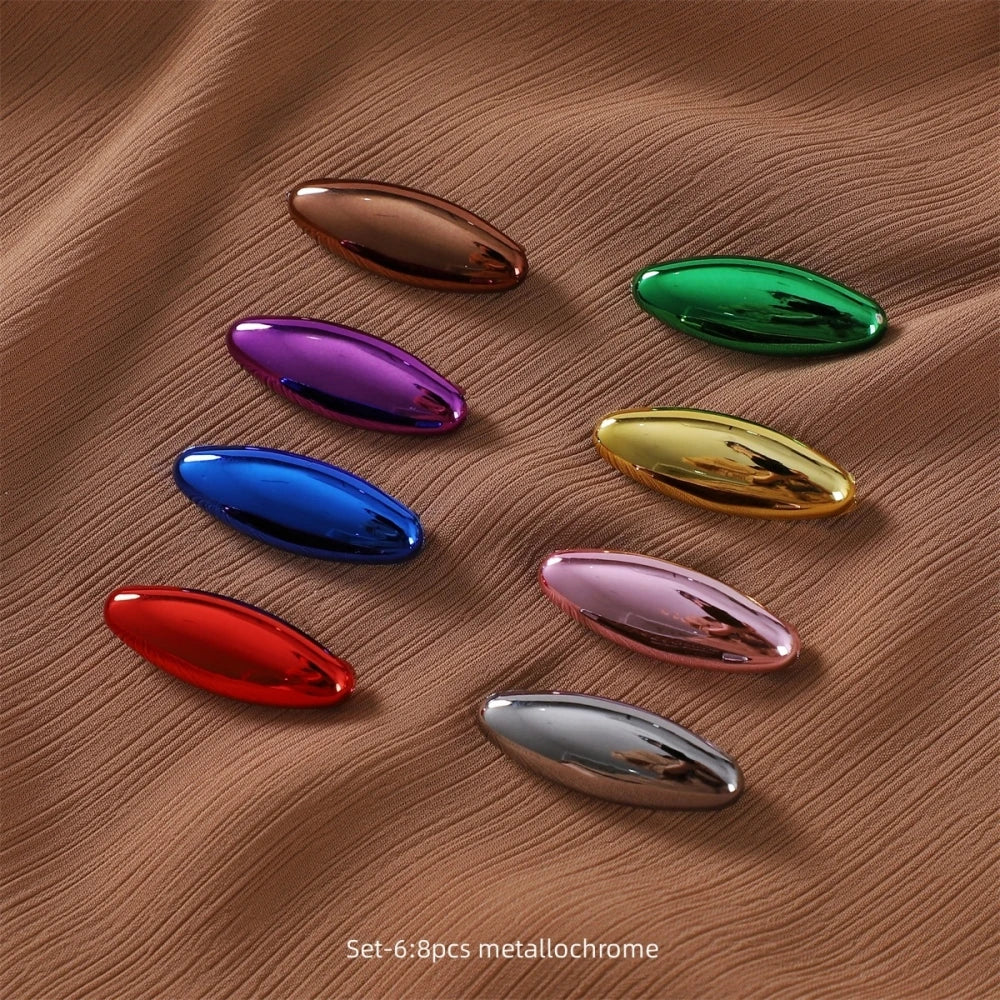 8-Pack Plastic Hijab Safety Pins — Color Sets