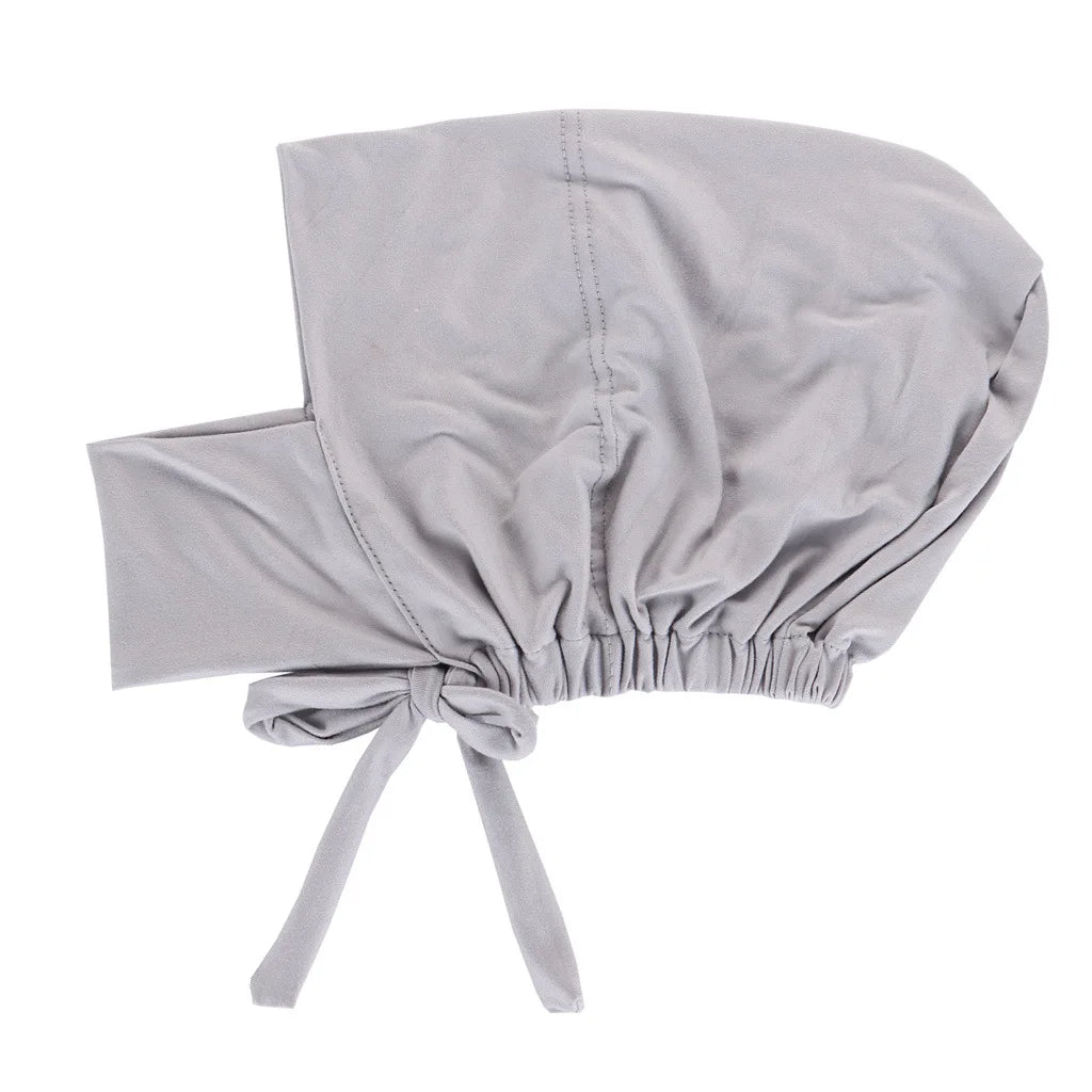 Solid Color Elastic Hijab Undercap