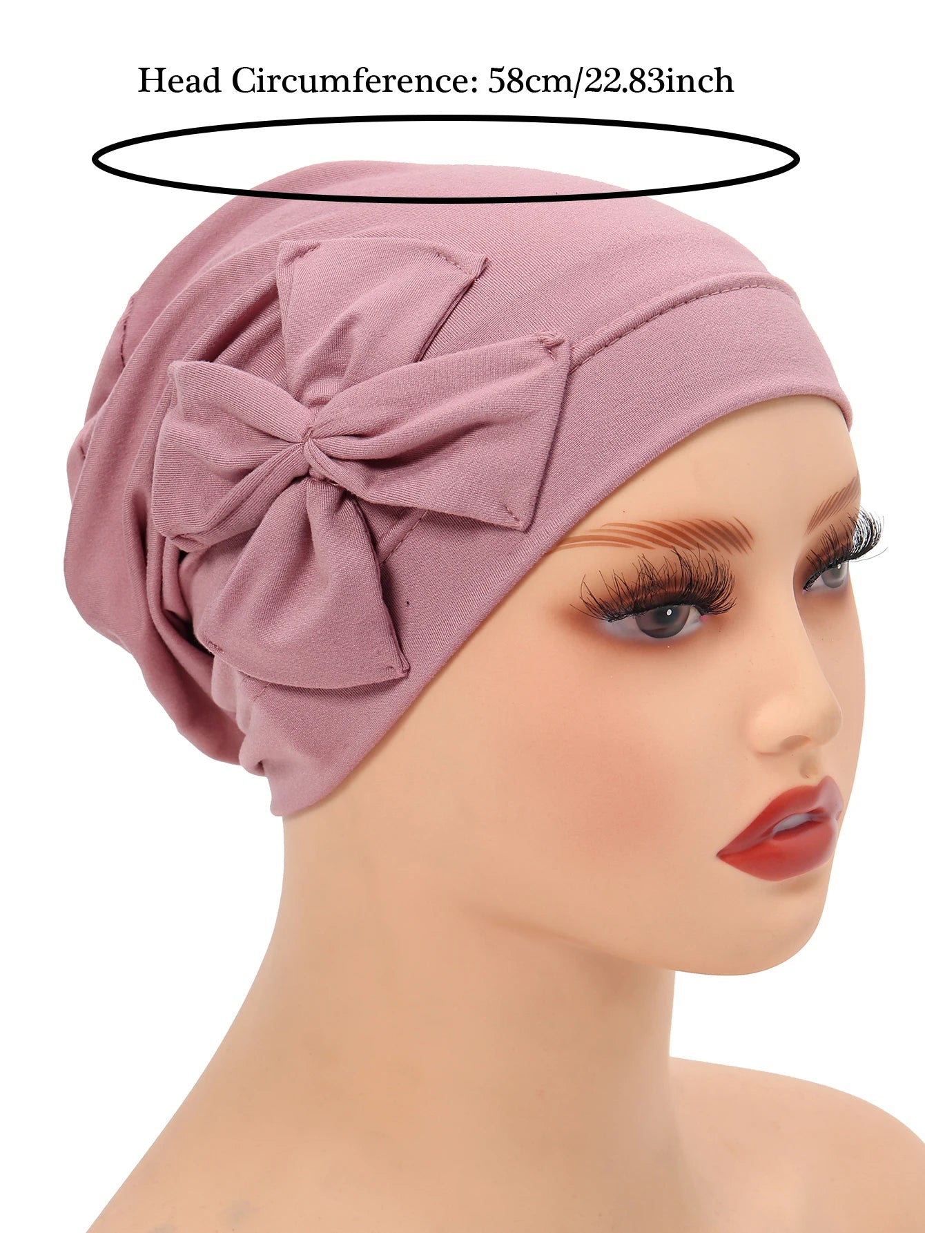 Bowknot Inner Hijab Turban Cap