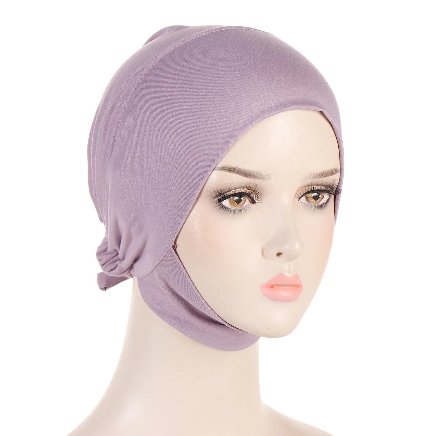 Solid Color Elastic Hijab Undercap