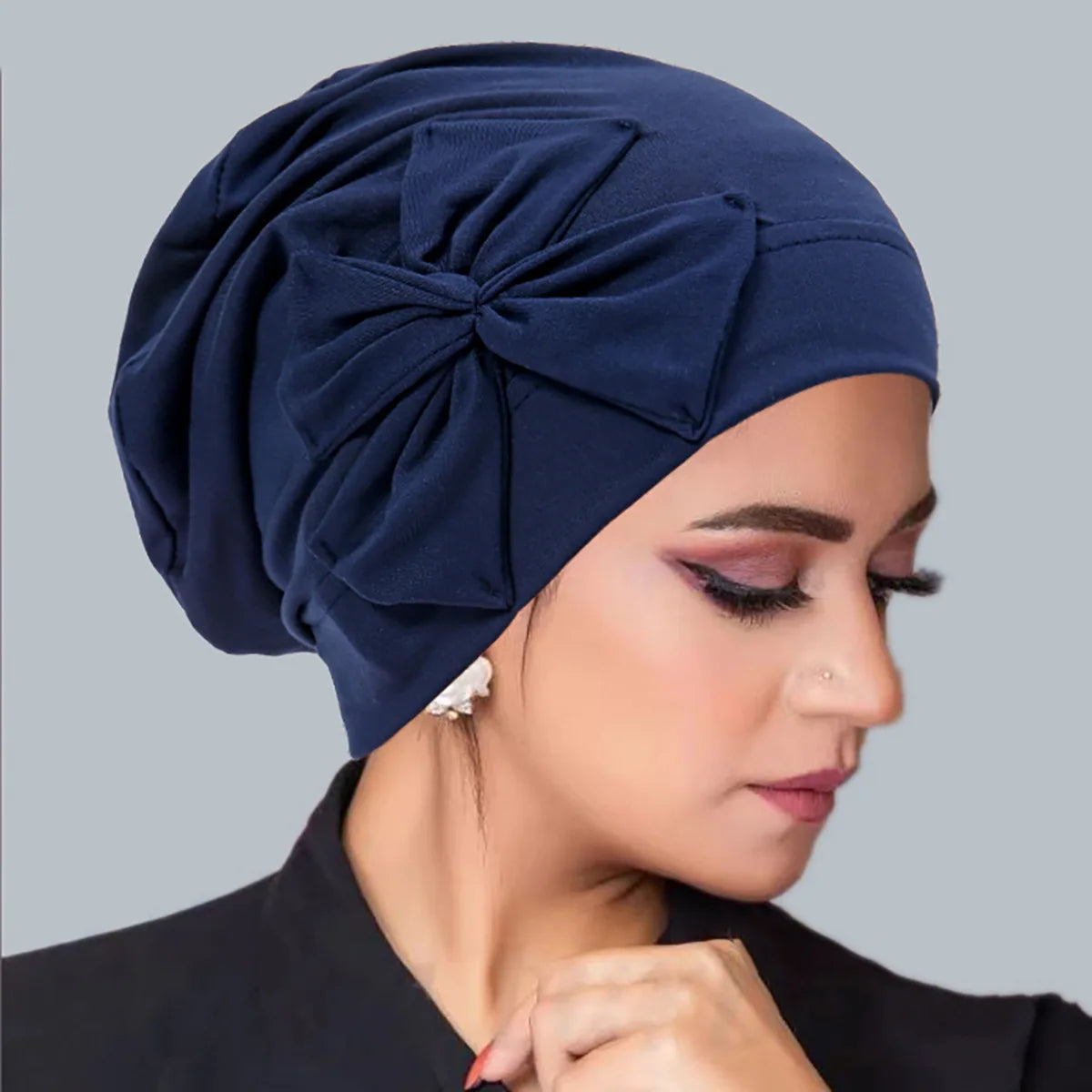 Bowknot Inner Hijab Turban Cap