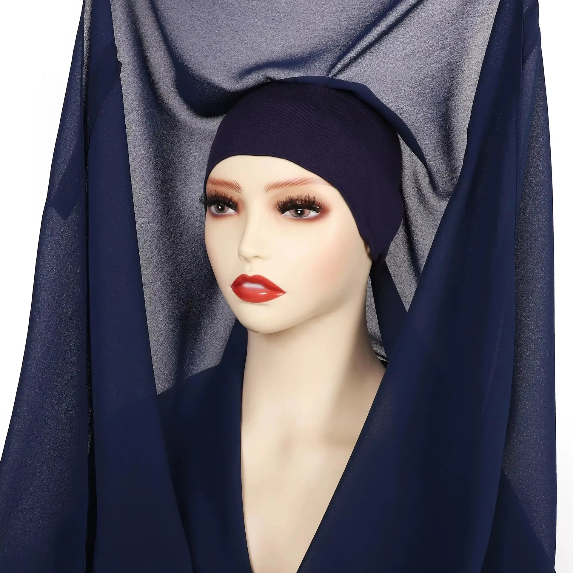 Instant Chiffon Hijab with Magnetic Buckle