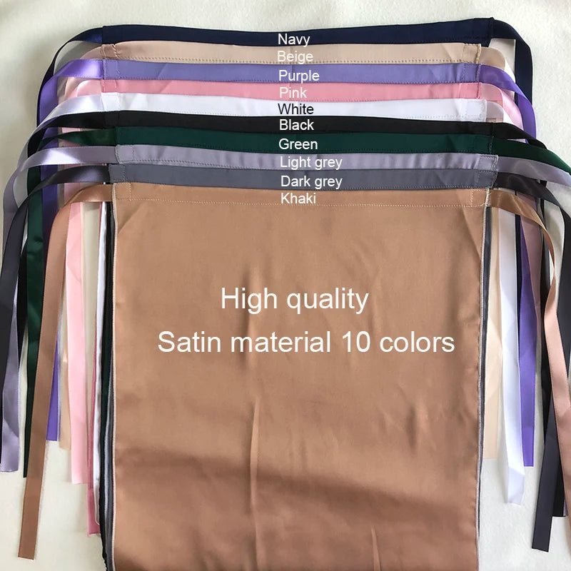 Satin & Nida Breathable Niqab — Multi-Color