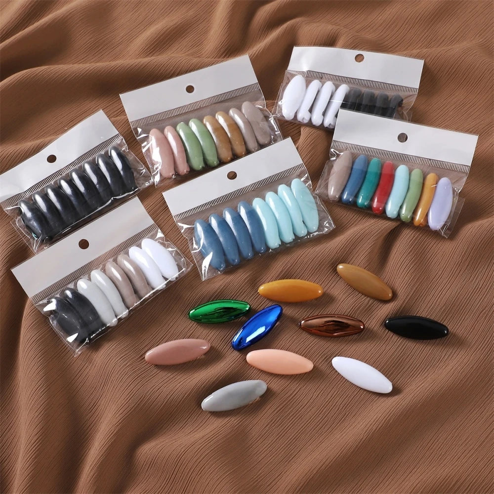 8-Pack Plastic Hijab Safety Pins — Color Sets