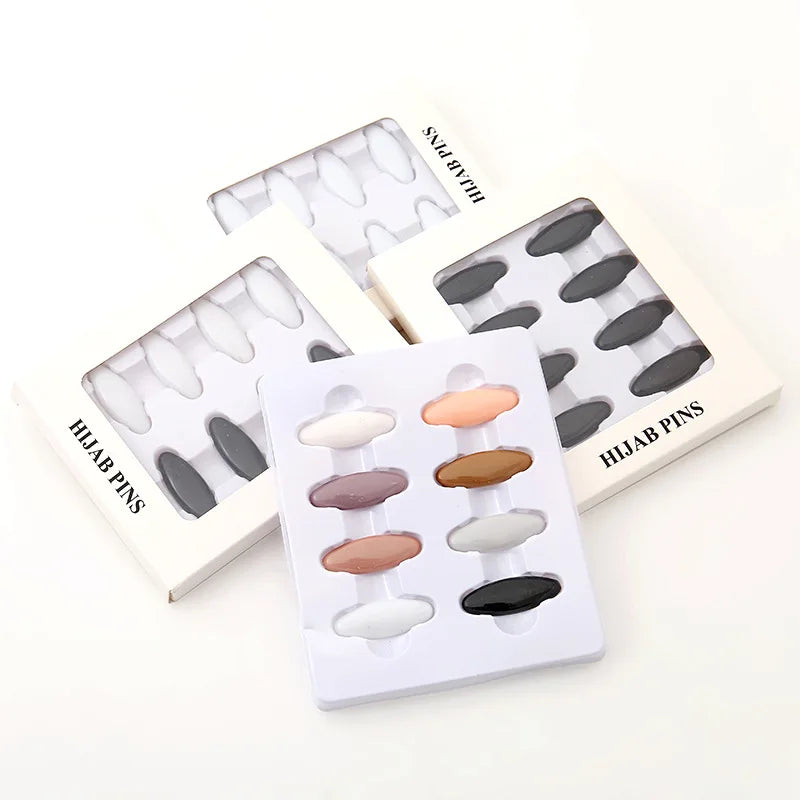 8-Pack Colorful Hijab Safety Pins