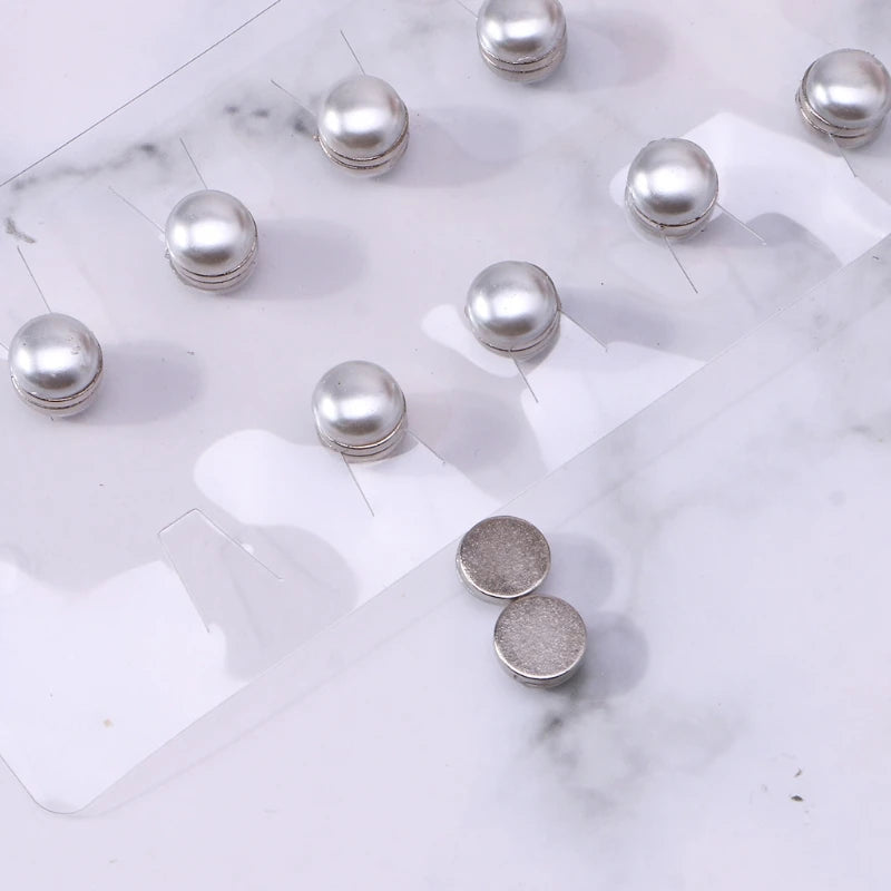 Luxury Magnetic Hijab Brooch Clip — No-Hole Design