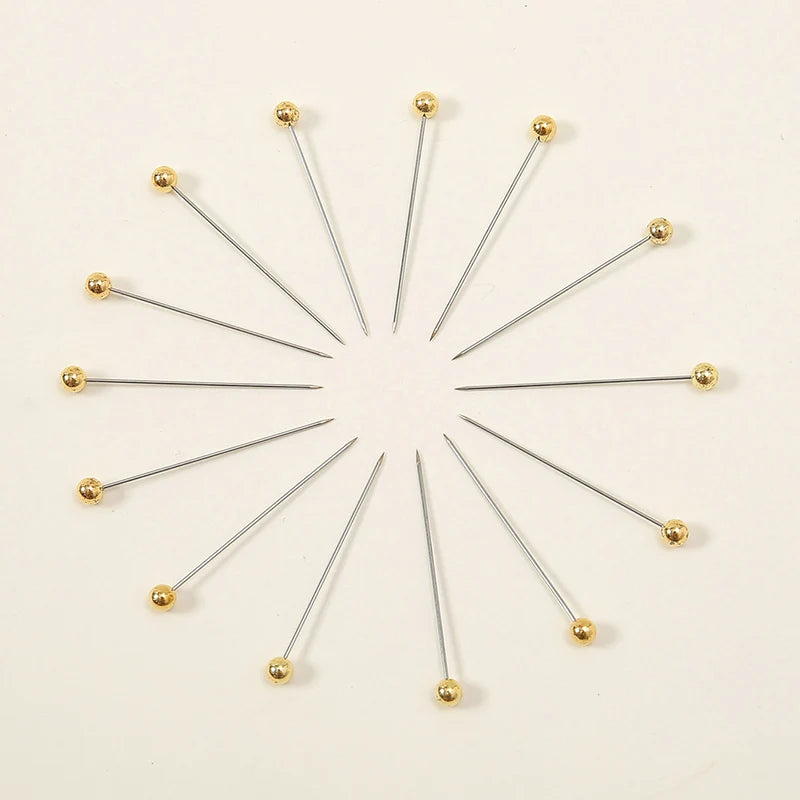 100-Pack Plain Hijab Brooch Pins — Bulk Set