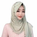 Handmade Soft Diamond Instant Wrap Hijab