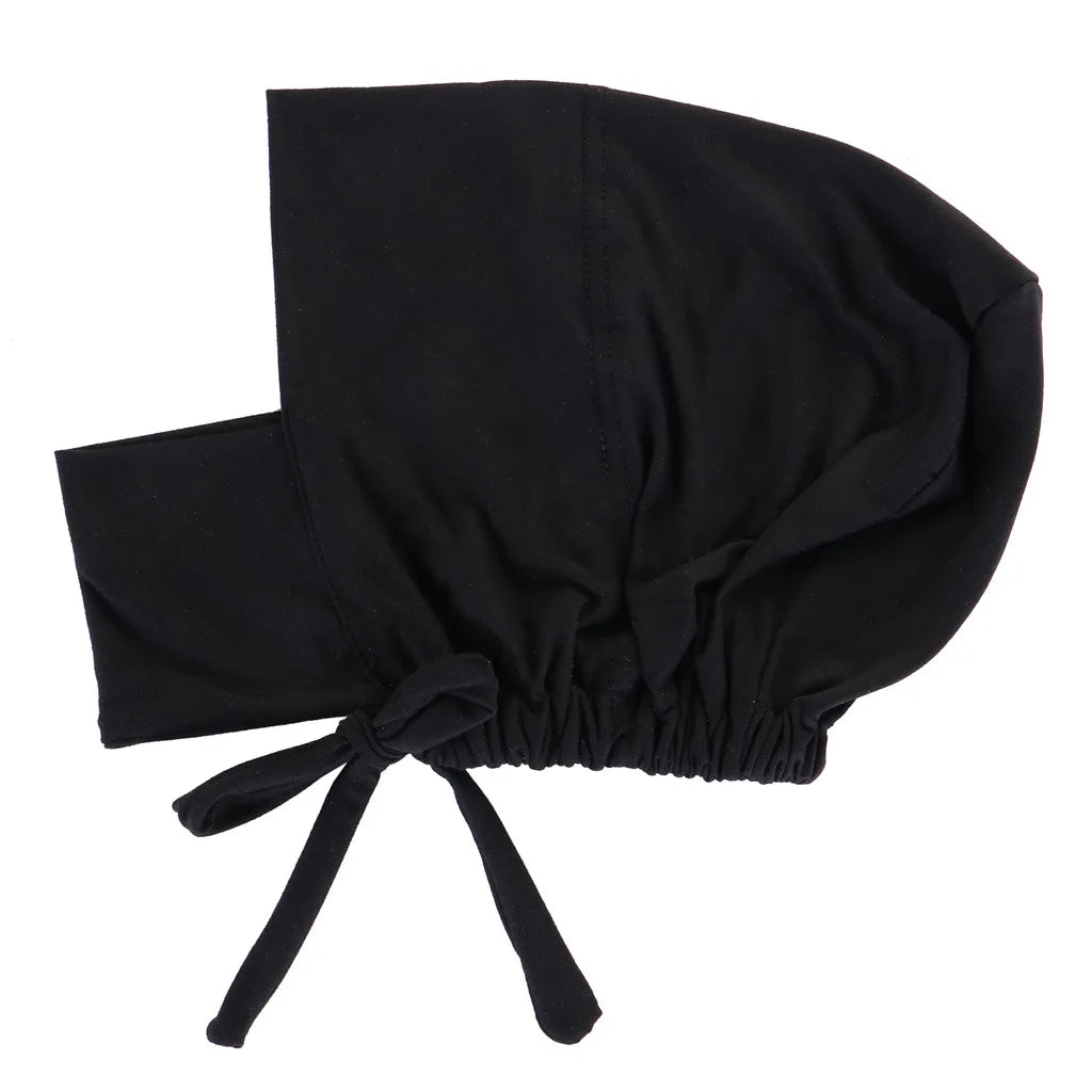 Solid Color Elastic Hijab Undercap