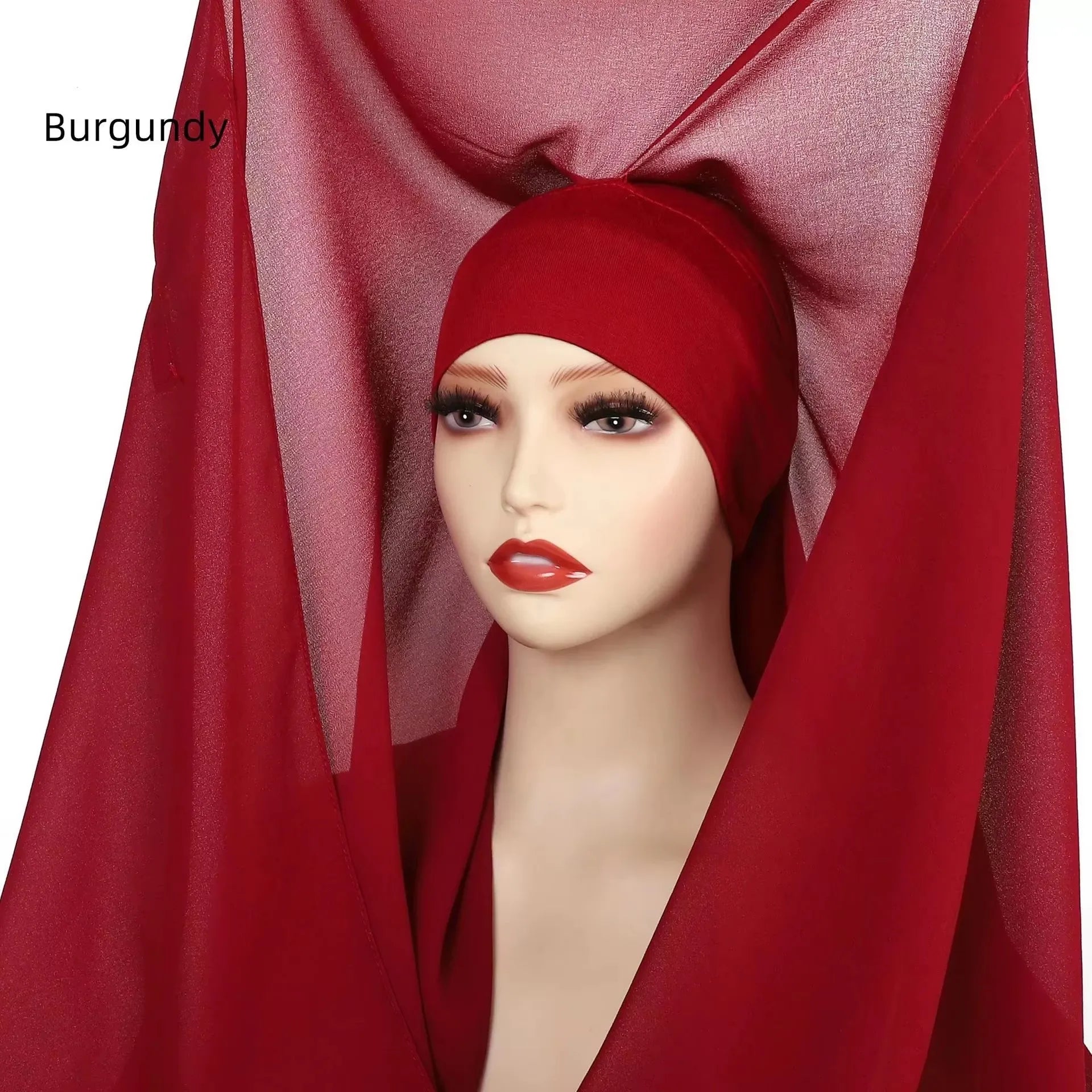 Instant Chiffon Hijab with Magnetic Buckle