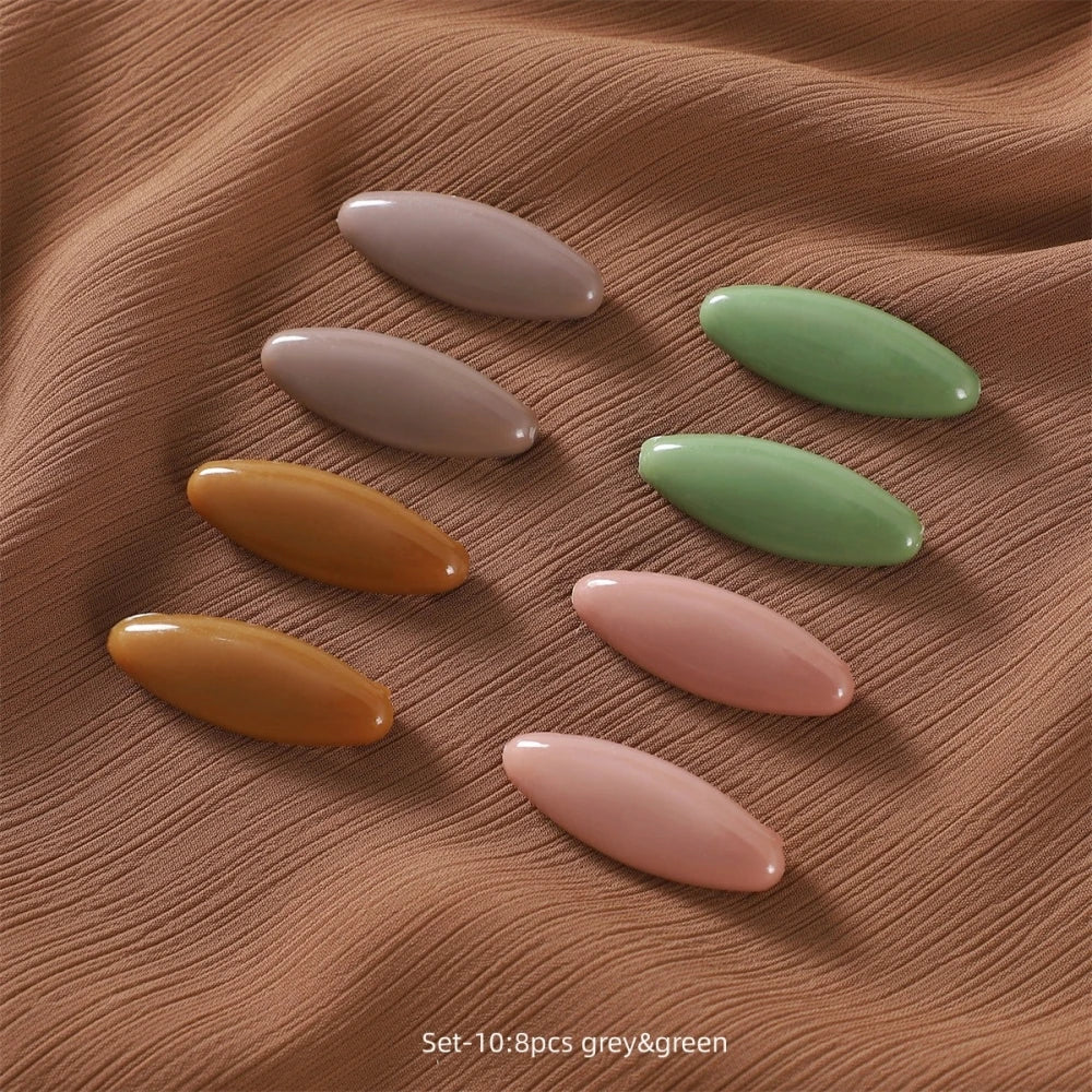 8-Pack Plastic Hijab Safety Pins — Color Sets